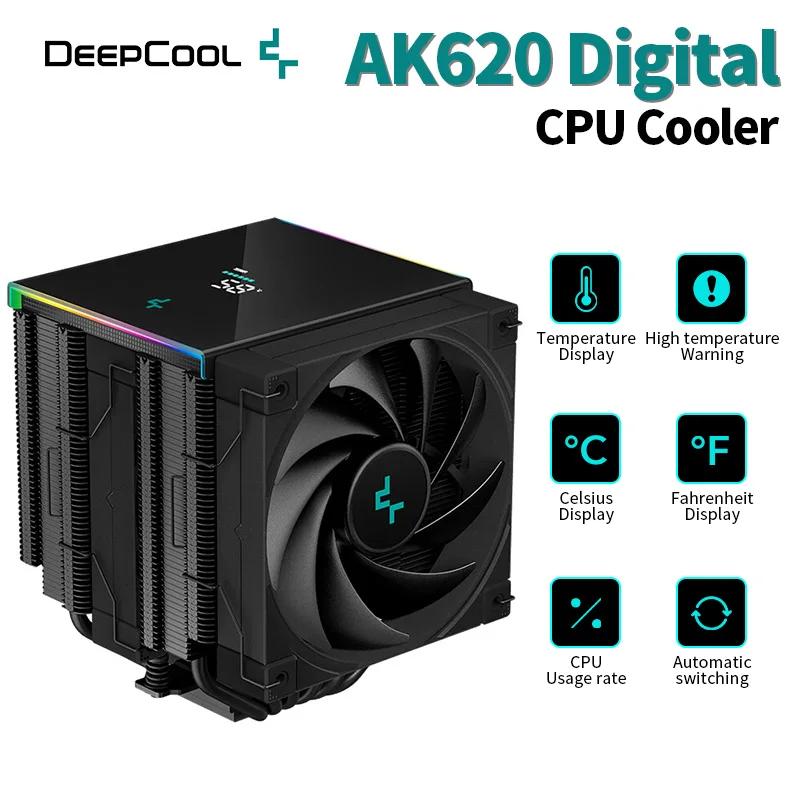 DeepCool  ÷ x99 μ , 2011 v3 CPU , 6 Ʈ  , LGA2066 1700 AM5 AM4   , AK620